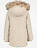 Парка для дівчинки бежева George 110/116, 116/122, 122/128см, фото 2