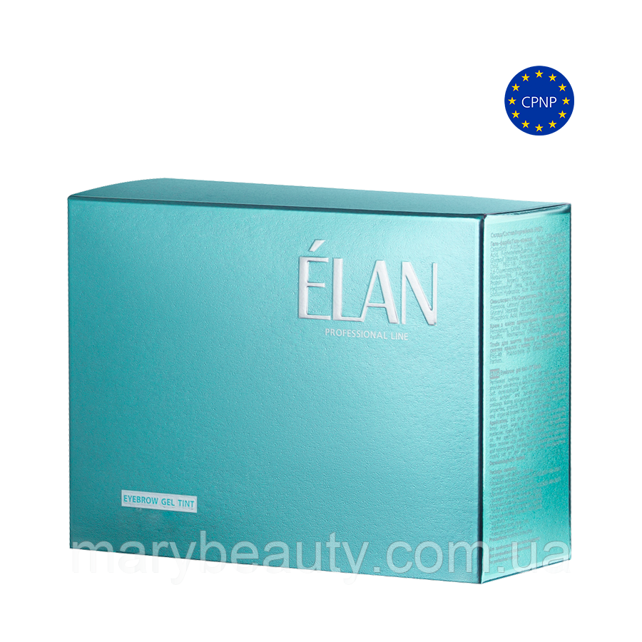 Гель-фарба для брів ELAN з окислювачем УПАКОВКА 02 Dark brown