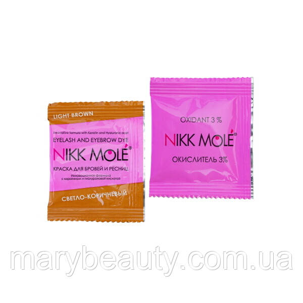 Фарба Nikk Mole саше(світло-коричневий)
