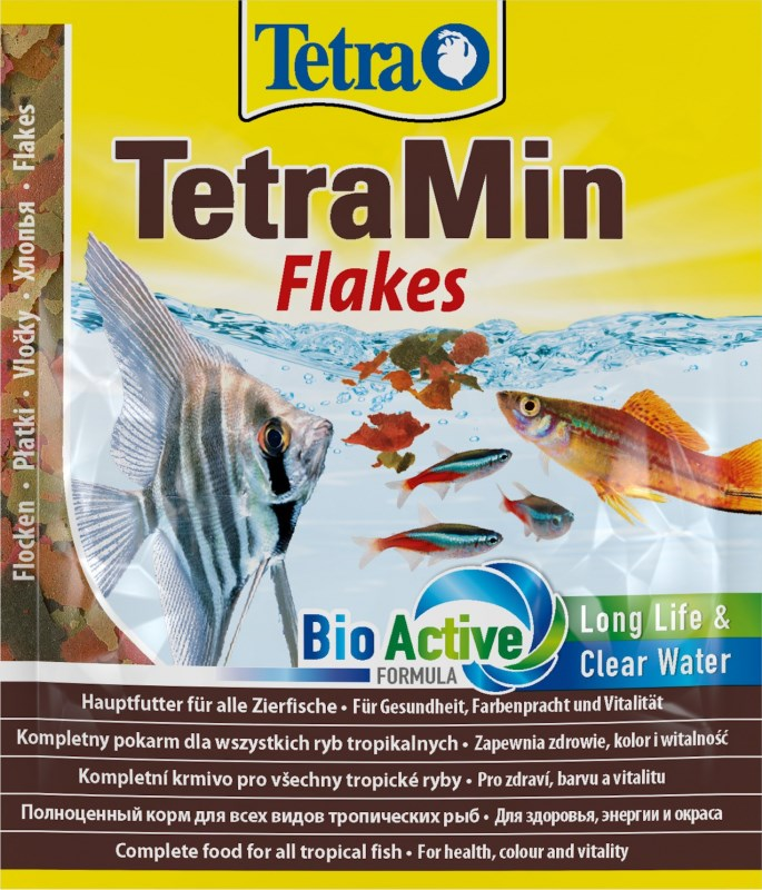 Сухий корм для рибок TetraMin Flakes хлопья 12г (для всіх видів акваріумних риб)