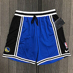 Сині шорти тренувальні Баскетбольні Голден Стейт Nike Golden State Warriors NBA shorts