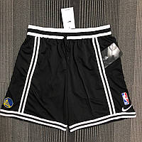 Черные шорты тренировочные Баскетбольные Голден Стейт Nike Golden State Warriors NBA shorts