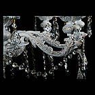 Класична люстра-свічка на 8 лампочок Е14 біла з золотом VL-L88626М/8 (WT+GD), фото 3