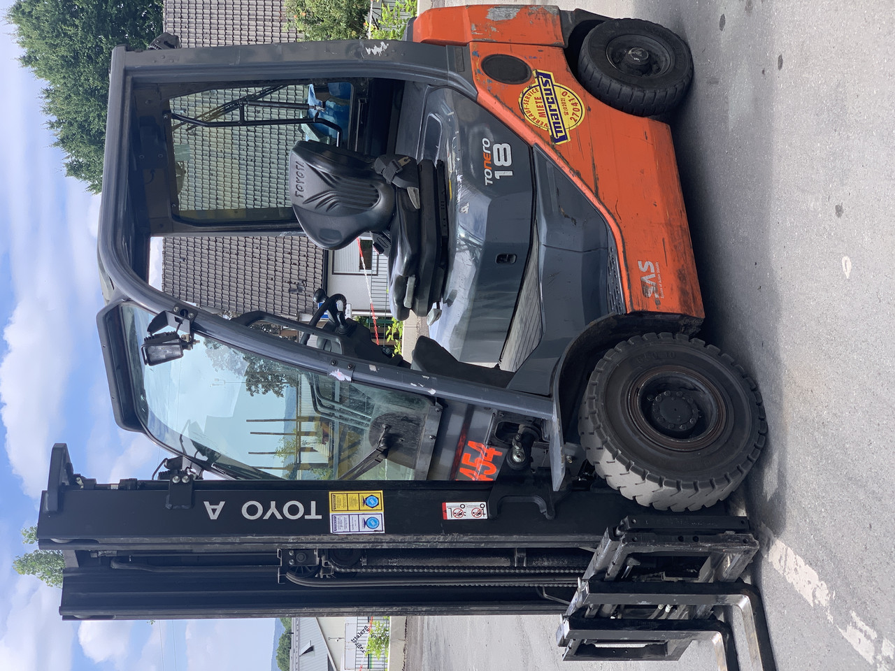 Toyota LPG Forklifts 02-8FGF18, фото 1