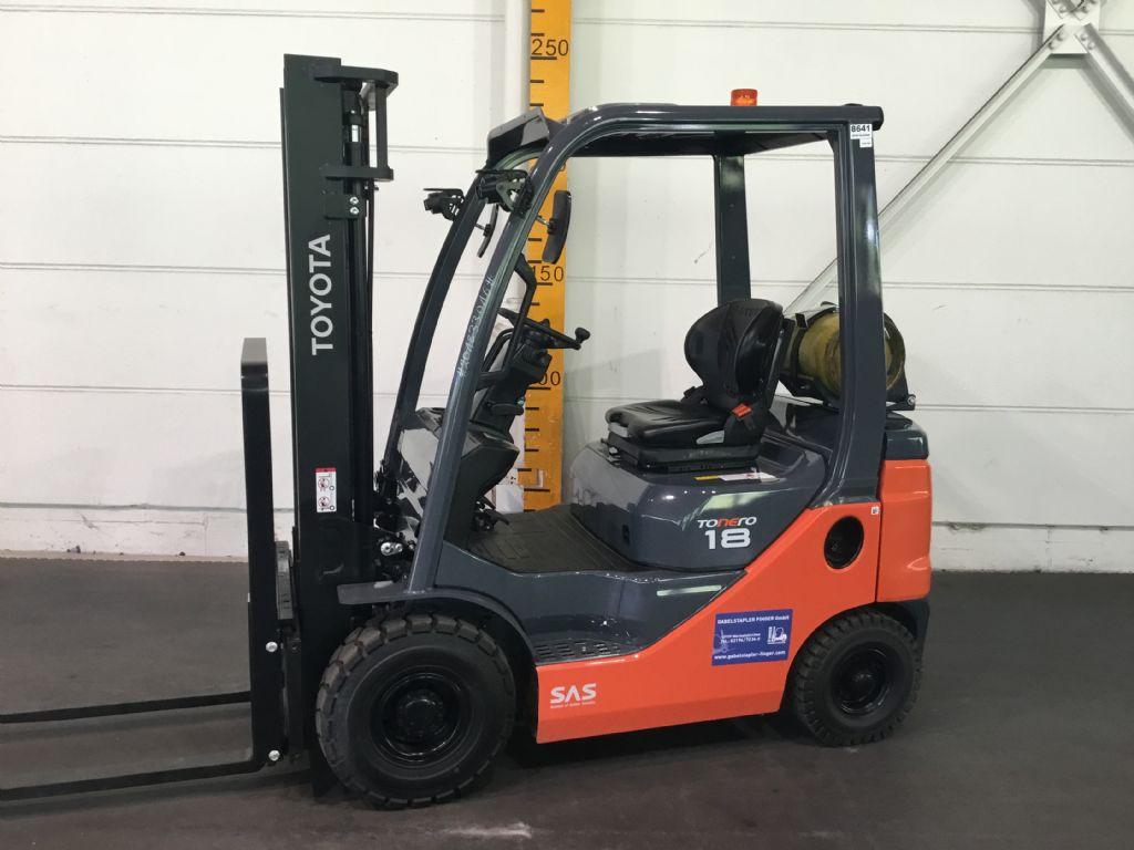 Toyota LPG Forklifts 02-8FGF18, фото 1