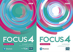 Focus (Second Edition) 4 Student's Book&Workbook Підручник та Робочий зошит