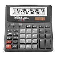 Калькулятор електронний Brilliant 12-розрядний 156 x 157 x 34 мм (BS-312)