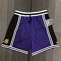 Тренировочные баскетбольные шорты Лос Анджелес Лейкерс Nike Los Angeles Lakers NBA Swingman shorts