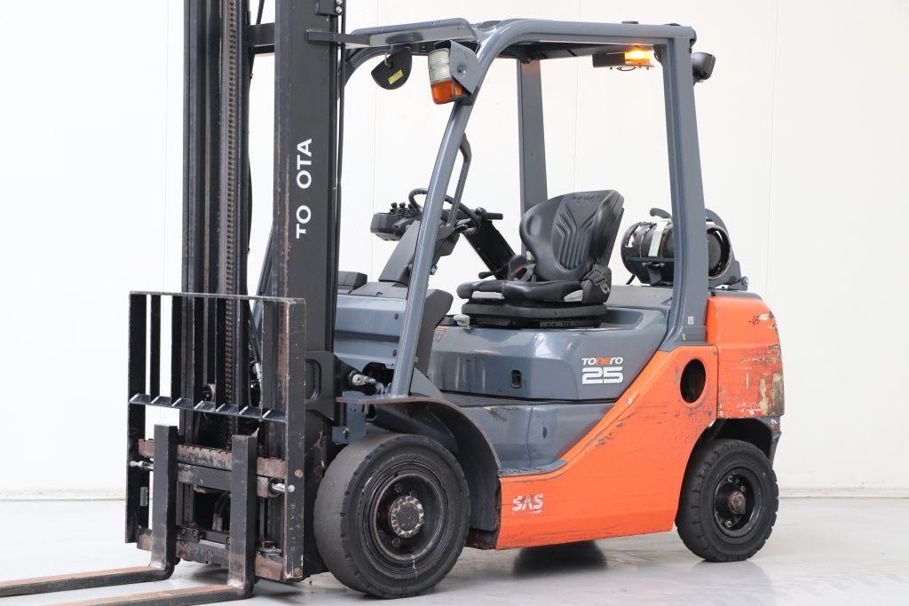 Toyota LPG Forklifts 02-8FGF25