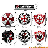 Авто значок Umbrella Corporation 3D наклейка resident evil на машину мотоцикл крила багажник авто наклейки на кузов бампер скло, фото 2
