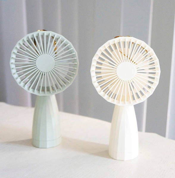 Міні-вентилятор Mini Fan 6601 USB з акумулятором та підсвіткою, портативний ручний Mini Fan