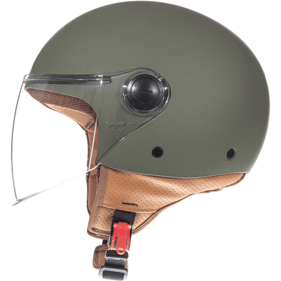 Мотошолом MT STREET S Solid Matt Green ECE2206 XS