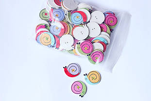 Гудзик Равлик 27*25мм (упаковка 100шт.)