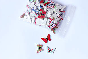 Гудзик Метелик 25*18мм (упаковка 100шт.)