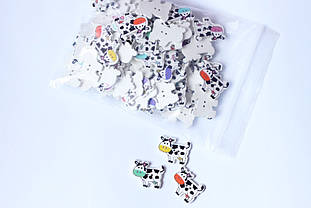 Гудзик Корівка 27*22мм (упаковка 100шт.)