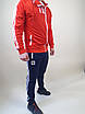 Чоловічий спортивний костюм Adidas червоний із синім (Розмір М), фото 5