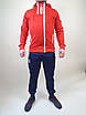 Чоловічий спортивний костюм Adidas червоний із синім (Розмір М), фото 4