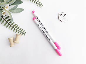 Маркер для тканини зникаючий рожевий