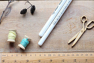 Маркер для тканини (змивається) білий