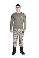 Тактическая футболка с рукавами (потоотводящая) CoolMax VOGEL Олива L