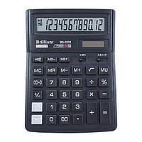 Калькулятор електронний Brilliant 12-розрядний 143 x 192 x 39 мм (BS-0333)