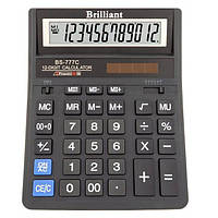 Калькулятор електронний Brilliant 12-розрядний 157 x 200 x 31 мм (BS-777C)