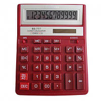 Калькулятор електронний Brilliant 12-розрядний 157 x 200 x 31 мм червоний (BS-777RD)