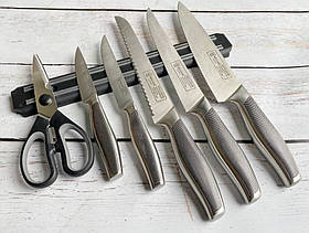 Набір кухонних ножів Muller ХЕ-720 7 предметів з чохлом (3_02064)