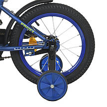 Дитячий велосипед з дзеркалом PROFI Dino Y1472-1 14" Синій, фото 5