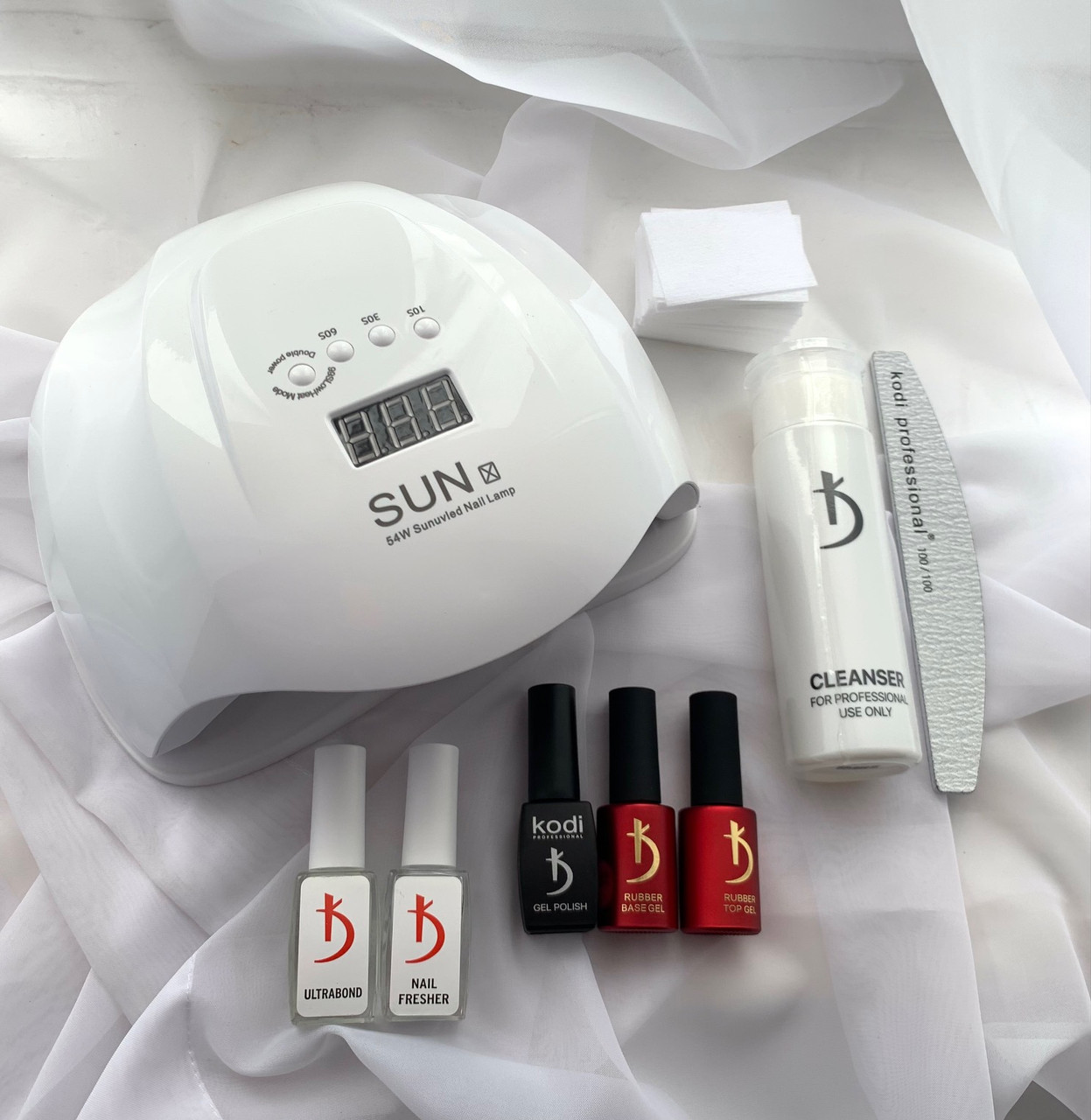 Стартовий набір для манікюру Коди із лампою Сан Х 54 Вт, фото 1