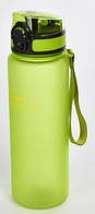 Спортивна пляшка (шейкер) MS 4841-1, для спортивного харчування та інших напоїв, з ремінцем, 600 мл, різн. кольори салатовий