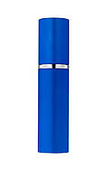 Флакон для духов метал 10 мл( голубой) Атомайзер, флакон спрей.