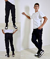 Р 122 Детские джогеры джинсовые, Джинсы детские продростковые