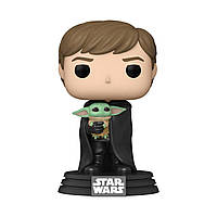 Фігурка Funko Pop! Luke Skywalker with Grogu #482/ Люк Скайвокер з Грогу