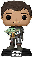 Фігурка Funko Pop! The Mandalorian with Grogu #461/ Мандалорець з Грогу