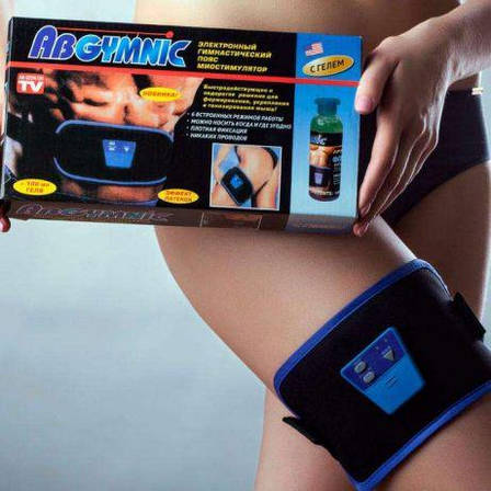 Пояс для схуднення AbGymnic + ГЕЛЬ (Абжимник)!, фото 2