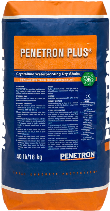 Кристалічна гідроізоляція Penetron Plus 18 кг, мішок