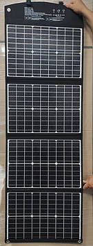 Потужна 120 ват Сонячна зарядка панель складна Power solar Fsp-130w чорна, продаж від 1шт