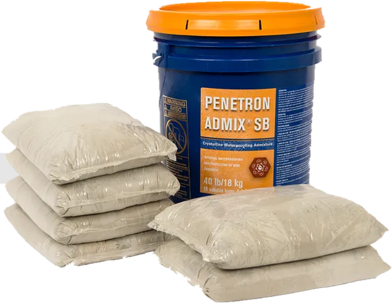 Кристалічна гідроізоляція Penetron Admix SB 3 кг, пакет, фото 2