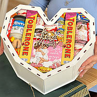 Подарочный набор сладостей подарок маме на день Матери бокс сладостей для мамы коробка "Для любимой мамы"