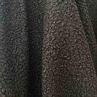 Букле Баранчик пальтова тканина 150 см щільна 300 г/м2 м'яка Темно-сірий, фото 2