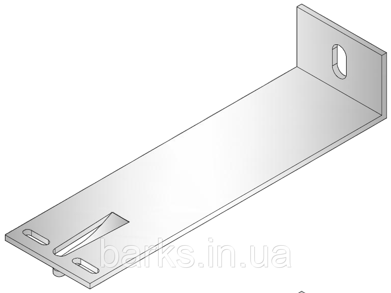 Кронштейн опорний 210х60х40 алюмінієвий