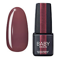 Гель лак Baby Moon Burgundy Gel polish № 002 гіркий шоколад