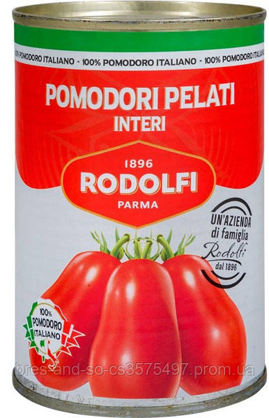 Томаты Rodolfi Pelados Цельные Очищенные в Собственном Соку — Купить ...
