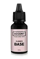 База каучуковая под гель-лак для ногтей Accent Rubber Base Coat 30 мл