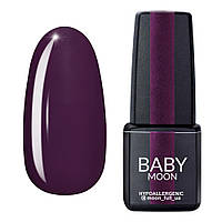 Гель лак Baby Moon Burgundy Gel polish № 006 классический баклажановый 6 мл