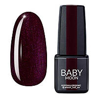 Гель лак Baby Moon Burgundy Gel polish № 008 баклажановый 6 мл