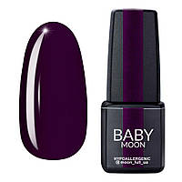 Гель лак Baby Moon Burgundy Gel polish № 011 темно-сливовый 6 мл