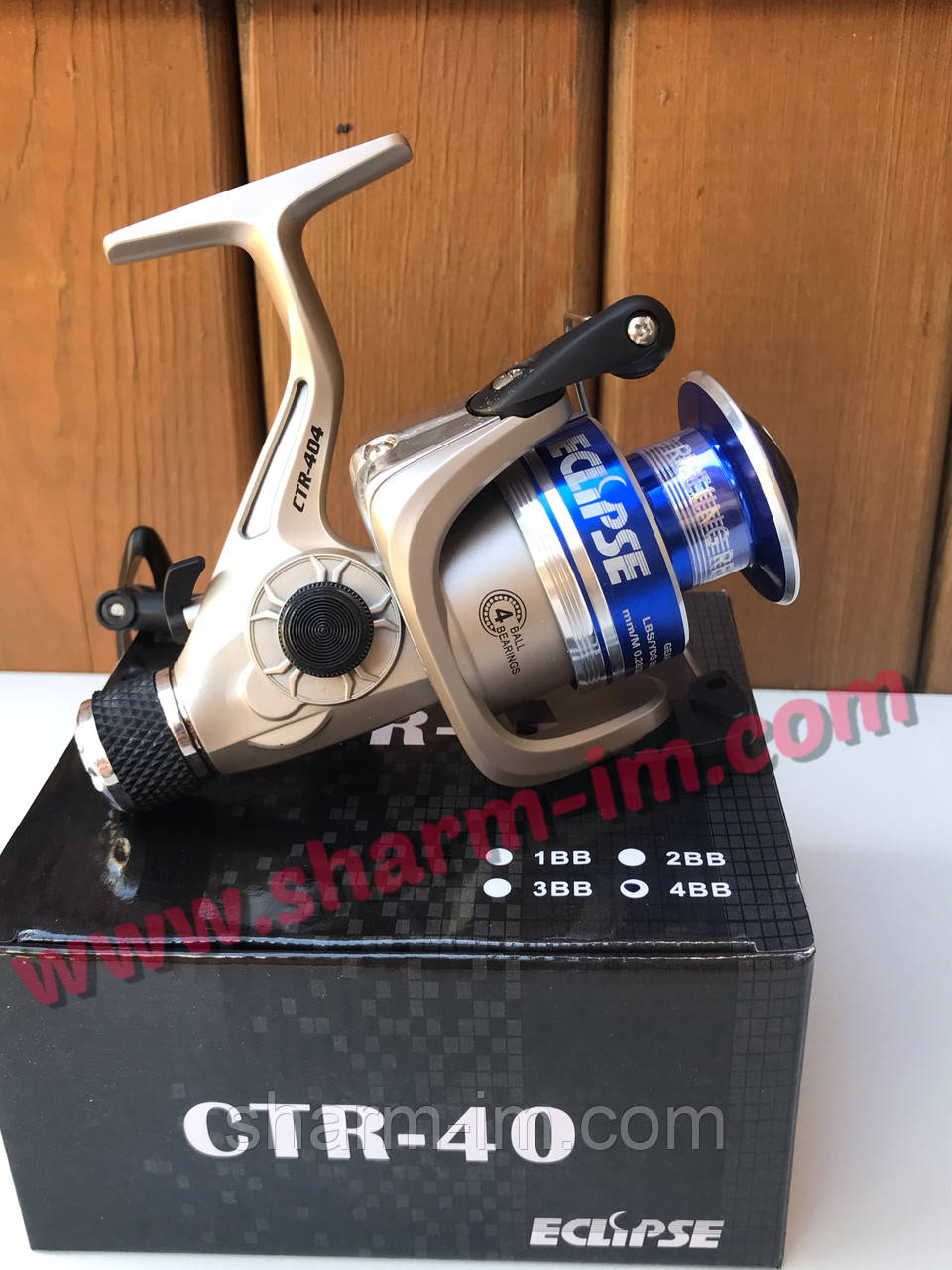 Катушка Eclipse CTR400A (4+1) Алюминиевая шпуля + Ручка на кнопке