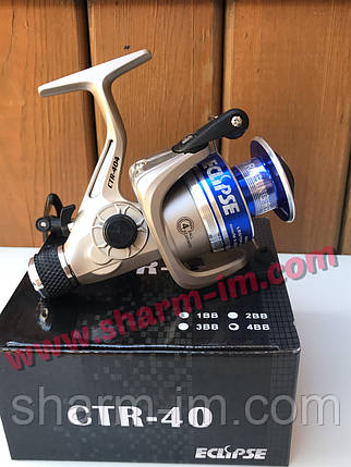Котушка Eclipse CTR400A (4+1) Алюмінієва шпуля + Ручка на кнопці, фото 1